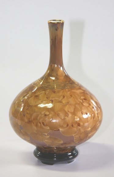 Citrine Crystal Edition Vase and Base